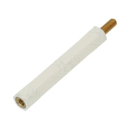 Bucşă izolantă; Filet int: M3; Lung: 40mm; UL94V-2; poliamidă