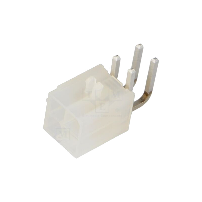 Conector: cablu-placă; soclu; tată; PIN: 4; Mini-Fit Jr; 13A; THT Conector: cablu-placă; soclu; tată; PIN: 4; Mini-Fit Jr; 13A; THT