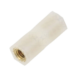Bucşă izolantă; Filet int: M3; Lung: 15mm; UL94V-2; poliamidă