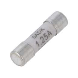 Siguranţă: siguranţă; 1,25A; 500VAC; întârziere; 5x20mm; 0ADKC