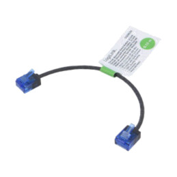 Patch cord; RJ45 mufă,din ambele părţi; U/UTP; 6a; litat; Cu