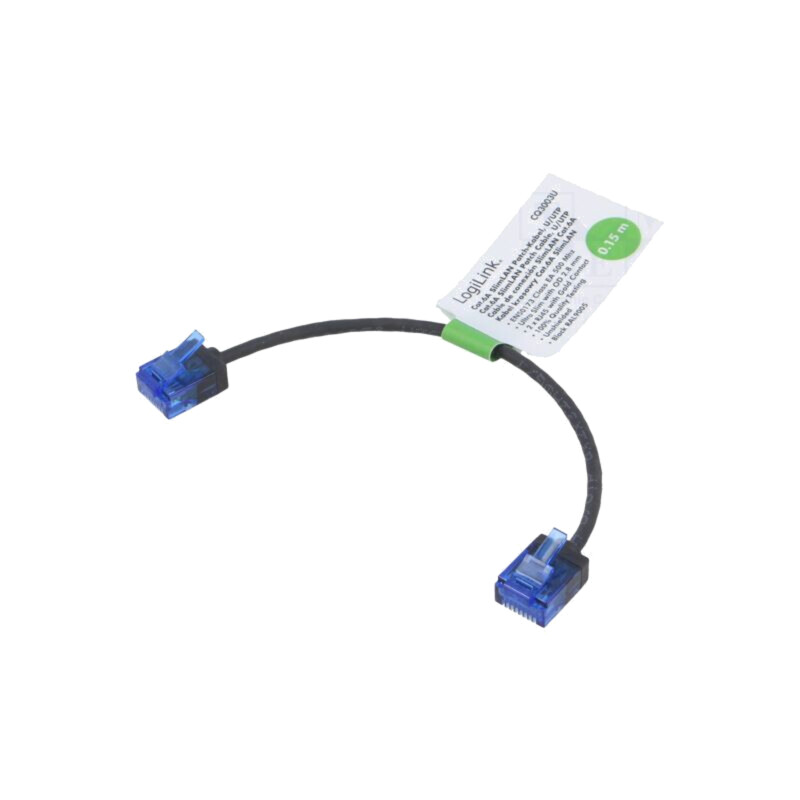 Patch cord; RJ45 mufă,din ambele părţi; U/UTP; 6a; litat; Cu Patch cord; RJ45 mufă,din ambele părţi; U/UTP; 6a; litat; Cu