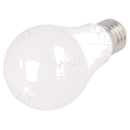 Lampă LED; alb cald; E27; 230VAC; 8,5W; 200°; 3000K