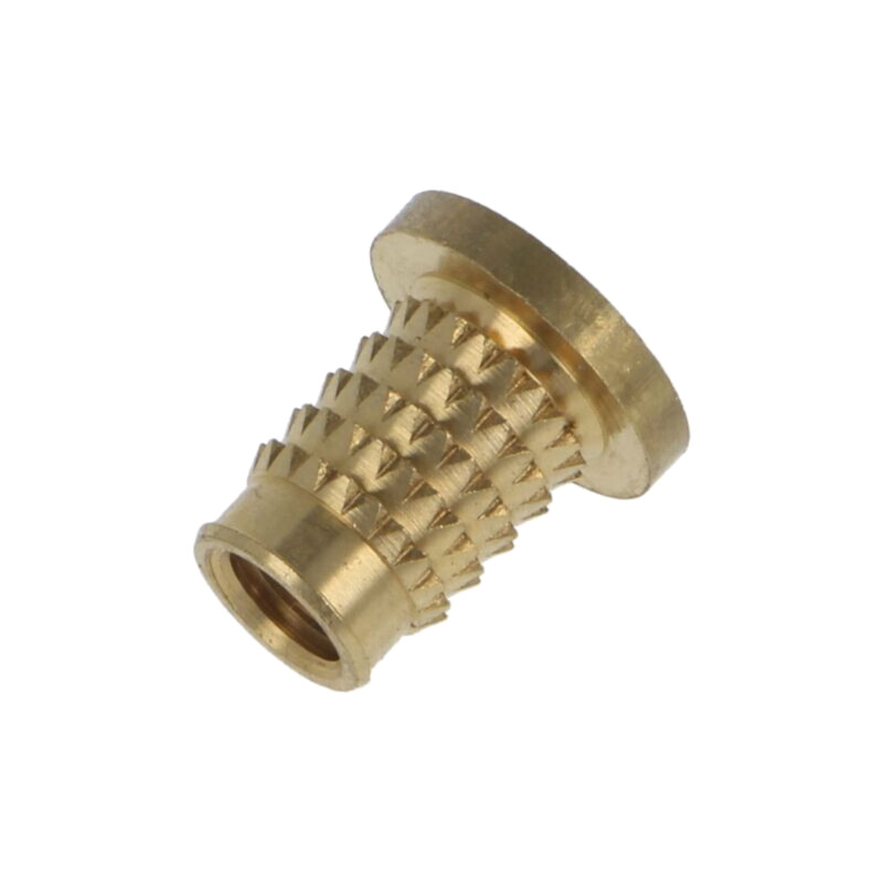 Adaos filetat; alamă; M6; BN 37898; Lung: 12,3mm; pt.plastic Adaos filetat; alamă; M6; BN 37898; Lung: 12,3mm; pt.plastic