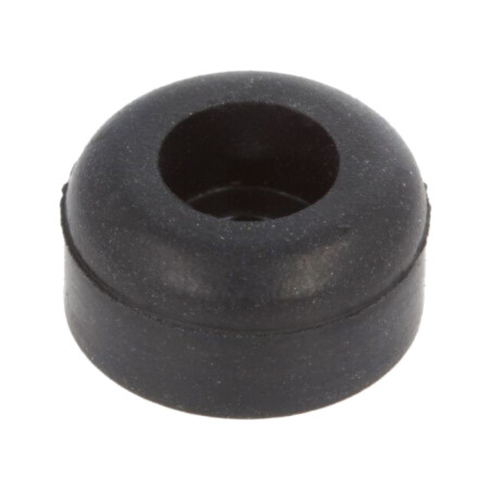 Picioruş cu înşurubare; H: 11,1mm; neagră; Dim: Ø18,2mm