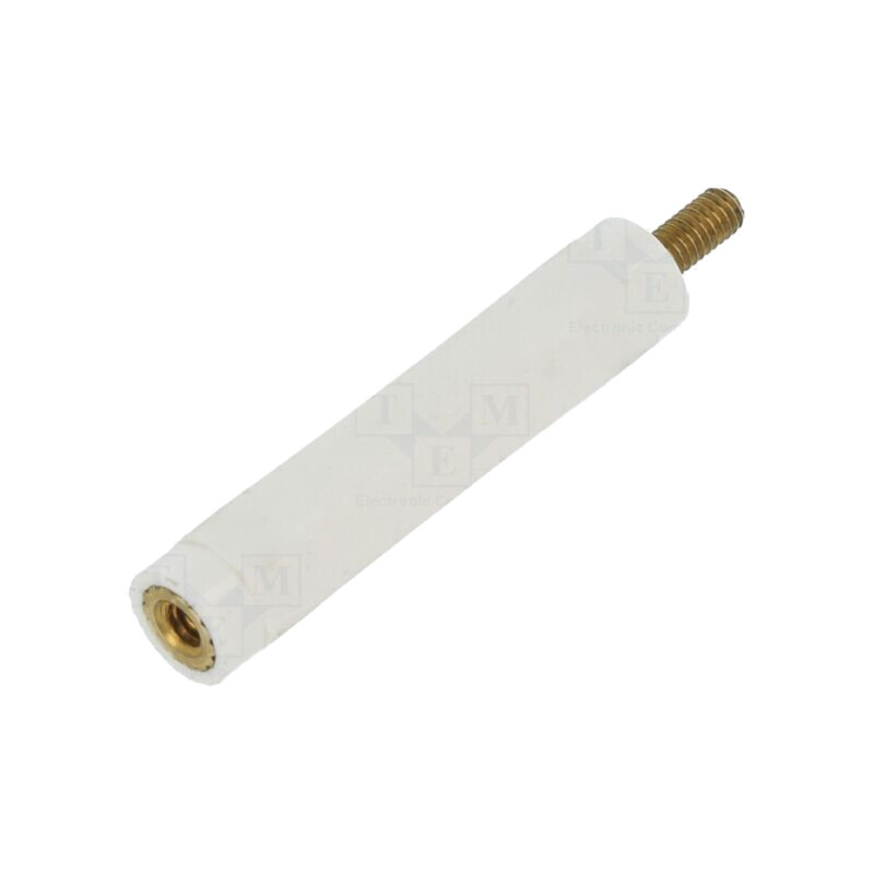 Bucşă izolantă; Filet int: M2,5; Lung: 30mm; UL94V-2; poliamidă