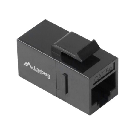 Cuplor RJ45; neagră; Cat: 5e; RJ45 soclu,din ambele părţi; 8p8c