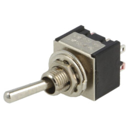Comutator: basculant; Poz: 2; DPDT; ON-(ON); 3A/250VAC; -25÷85°C
