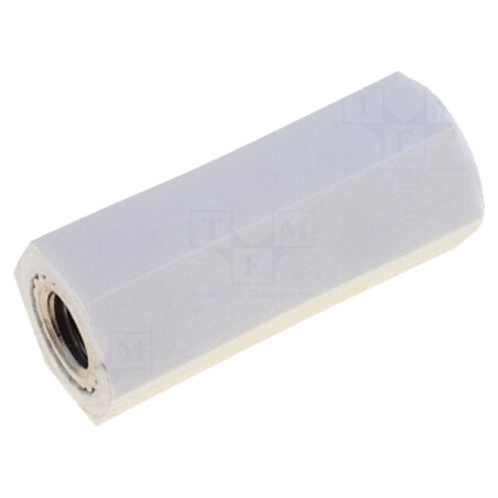 Bucşă izolantă; Filet int: M3; Lung: 25mm; UL94V-2; poliamidă