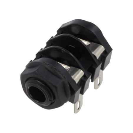 Conector: Jack 6,3mm; soclu; mamă; mono; piste: 2; în unghi 90°