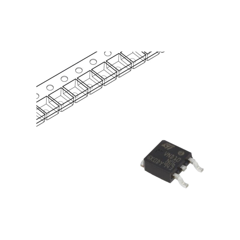 IC: power switch; low-side; 6A; Ch: 1; SMD; DPAK