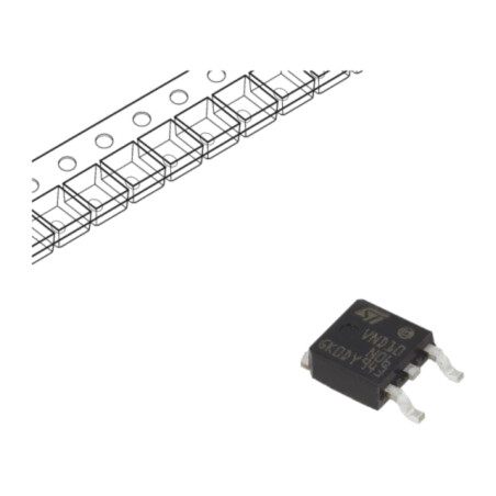 IC: power switch; low-side; 6A; Ch: 1; SMD; DPAK