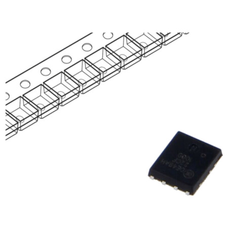 Tranzistor: N-MOSFET x2; unipolar; 30/30V; 30/60A; 2,2/2,5W