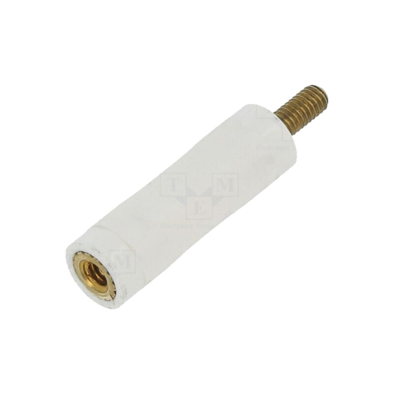 Bucşă izolantă; Filet int: M2,5; Lung: 20mm; UL94V-2; poliamidă