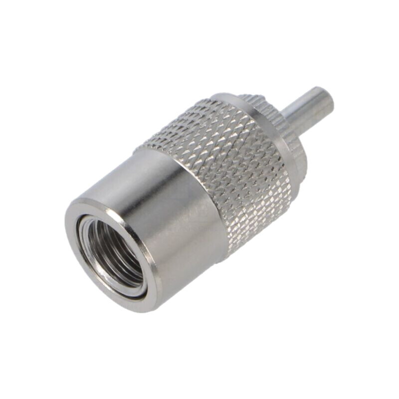 Conector: UHF (SO-239); mufă; tată; drept; pe cablu; 50Ω; RG213