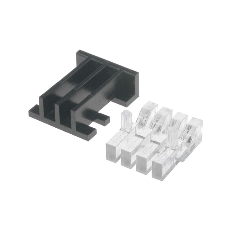 Tub pentru LED-uri; 3,9x1,7mm; Nr.mod: 4; dreptunghiulară Tub pentru LED-uri; 3,9x1,7mm; Nr.mod: 4; dreptunghiulară