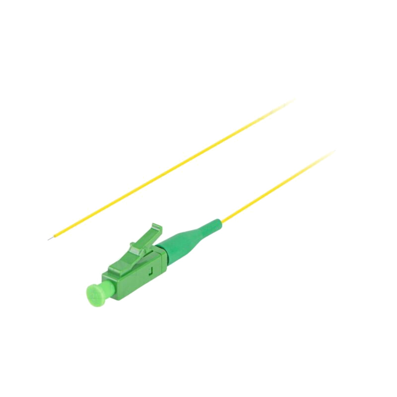Dispozitiv pentru fibră optică; LC/APC; 2m; LSZH; galben Dispozitiv pentru fibră optică; LC/APC; 2m; LSZH; galben
