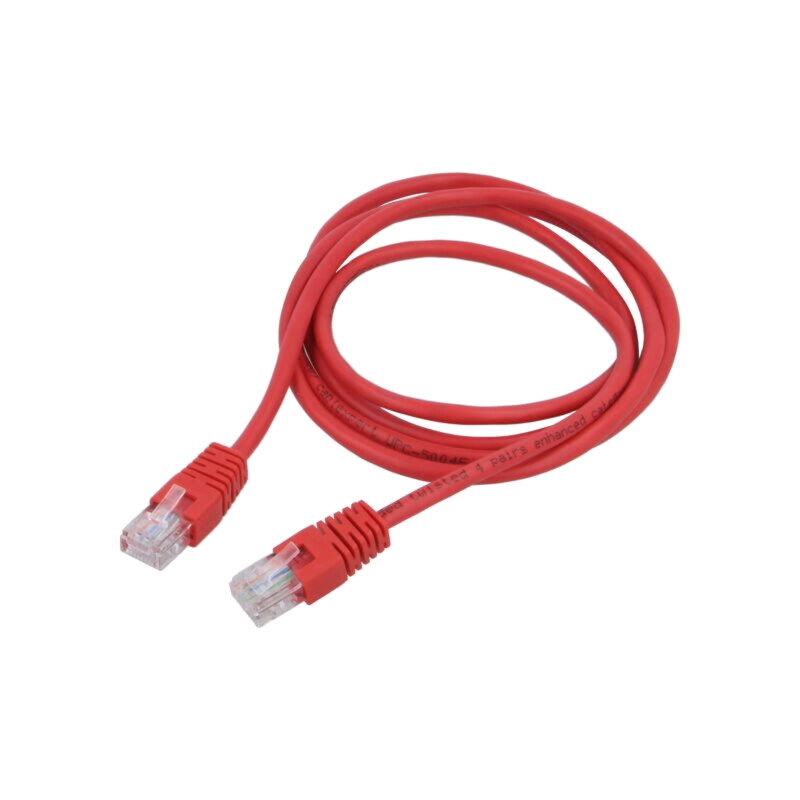 Patch cord; RJ45 mufă,din ambele părţi; U/UTP; 5e; litat; CCA; PVC