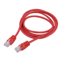 Patch cord; RJ45 mufă,din ambele părţi; U/UTP; 5e; litat; CCA; PVC