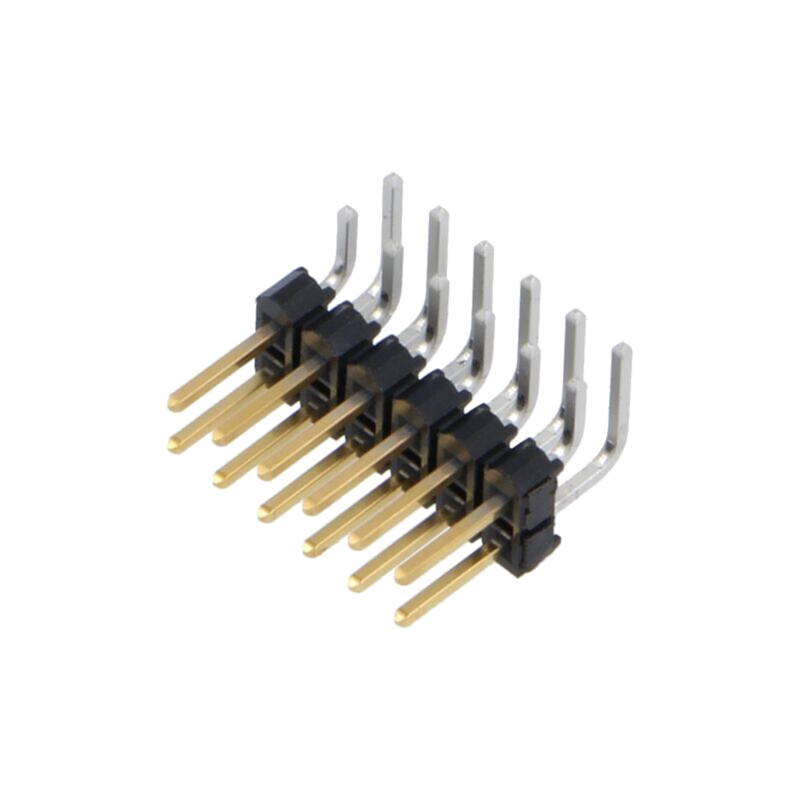 Conector: şiruri pini; şir pini; tată; PIN: 12; în unghi 90°; THT Conector: şiruri pini; şir pini; tată; PIN: 12; în unghi 90°; THT