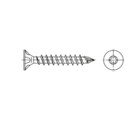 Şurub; pt.lemn; 8x120; Cap: îngropat; Torx®; oţel călit; WIROX®