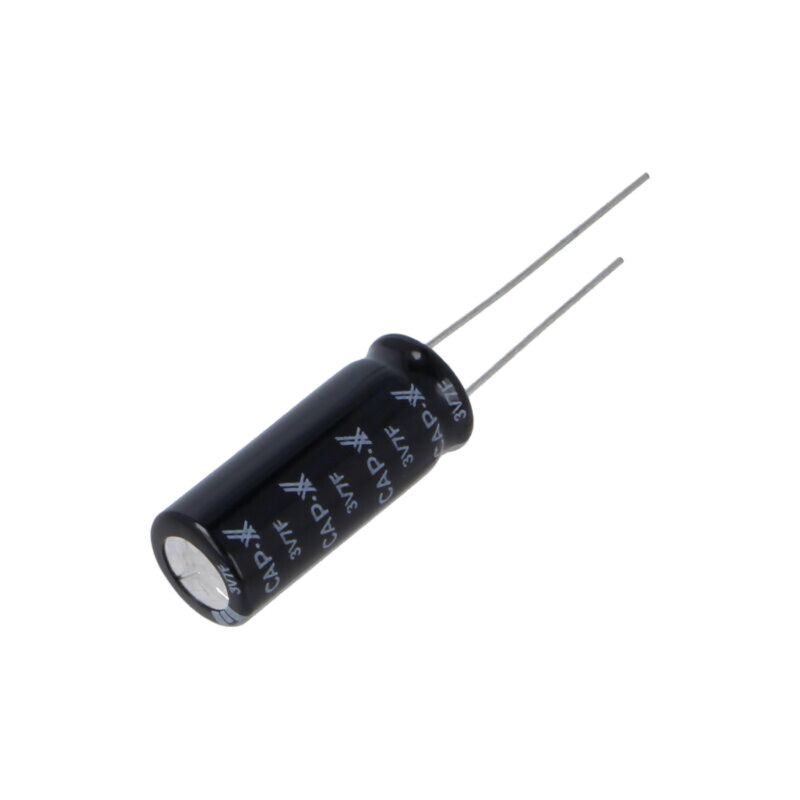 Supercondensator; THT; 7F; 3VDC; -10÷30%; Ø10x25mm; -40÷65°C; EDLC Supercondensator; THT; 7F; 3VDC; -10÷30%; Ø10x25mm; -40÷65°C; EDLC