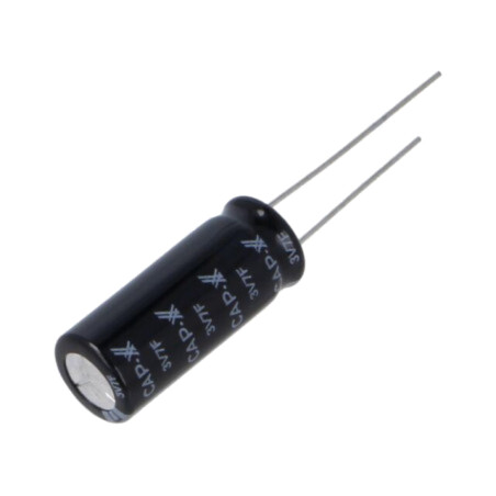 Supercondensator; THT; 7F; 3VDC; -10÷30%; Ø10x25mm; -40÷65°C; EDLC