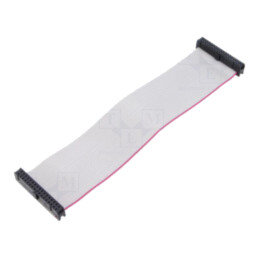 Cablu panglică cu conectori IDC; P.cablu-bandă: 1,27mm; 0,2m