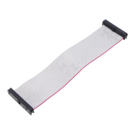 Cablu panglică cu conectori IDC; P.cablu-bandă: 1,27mm; 0,2m