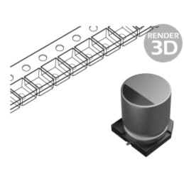 Condensator: hibrid; 33uF; 80VDC; SMD; ESR: 36mΩ; ZA; ±20%; 10000h