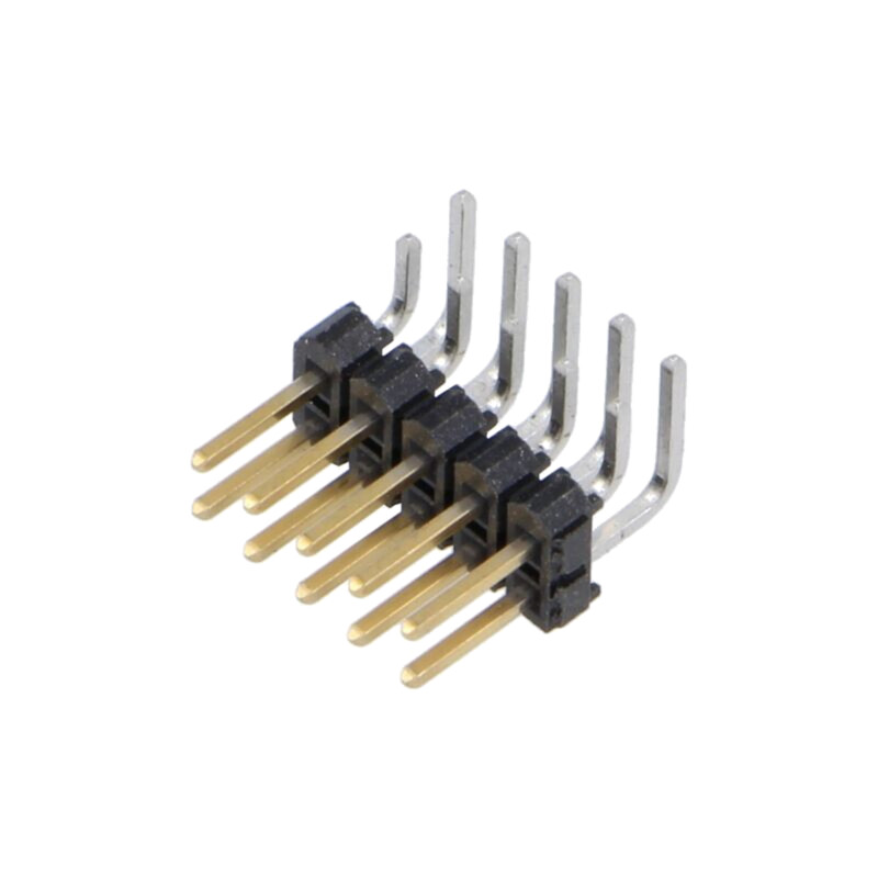 Conector: şiruri pini; şir pini; tată; PIN: 10; în unghi 90°; THT Conector: şiruri pini; şir pini; tată; PIN: 10; în unghi 90°; THT