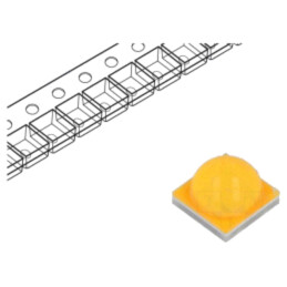 LED putere; alb neutru; 5W; 3360-4120K; 120÷140lm; 110°; 350mA
