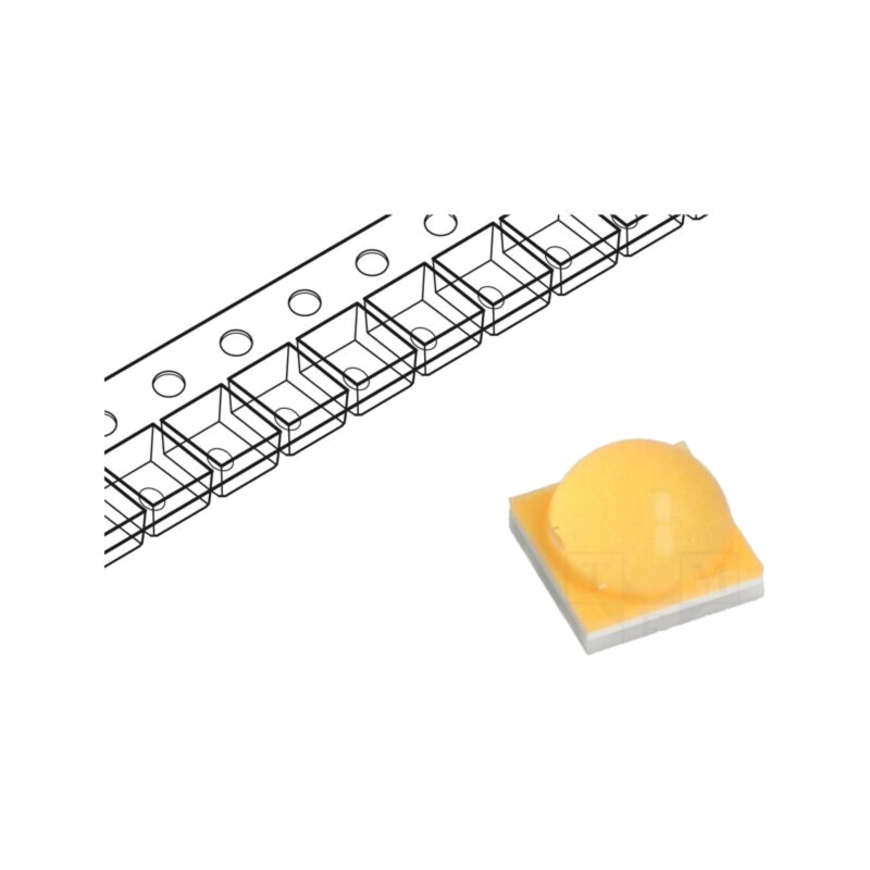LED putere; alb cald; 5W; 2660-3120K; 100÷140lm; 110°; 350mA; SMD LED putere; alb cald; 5W; 2660-3120K; 100÷140lm; 110°; 350mA; SMD