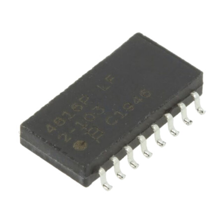Rezistor multipolar: X; SMD; 10kΩ; ±1%; 1,28W; Nr.rezistori: 8; 50V
