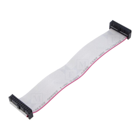 Cablu panglică cu conectori IDC; P.cablu-bandă: 1,27mm; 0,2m