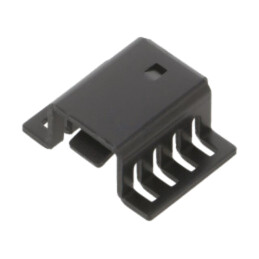 Radiator: extrudat; U; TO220; neagră; L: 18,79mm; W: 22,86mm