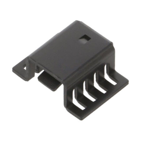 Radiator: extrudat; U; TO220; neagră; L: 18,79mm; W: 22,86mm