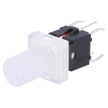 Comutator: tastatură; Poz: 2; SPST-NO; 0,05A/12VDC; incolor; LED