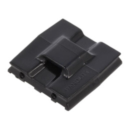Element de susţinere; autoadezive; poliamidă; neagră; L: 24,9mm