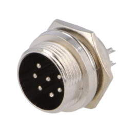 Conector: pentru microfoane; soclu; tată; PIN: 7