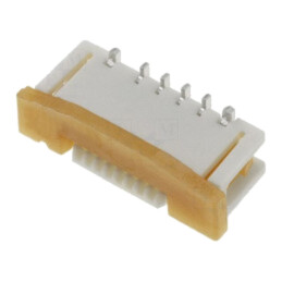 Conector: FFC/FPC; aurit; SMT; 500mA; 50V; Slider; Mat: poliamidă