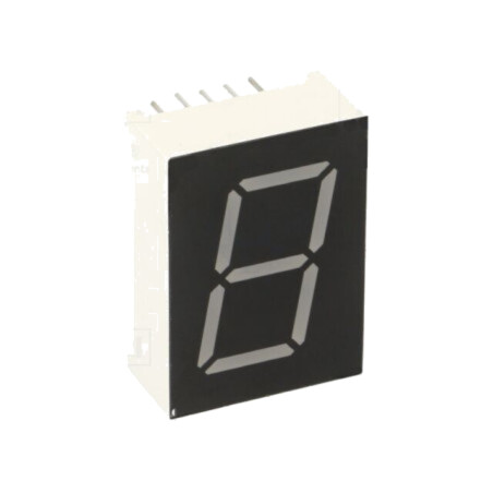 Afişaj: LED; cu 7 segmente; 20,4mm; 0,8"; Nr.car: 1; RGB; catod