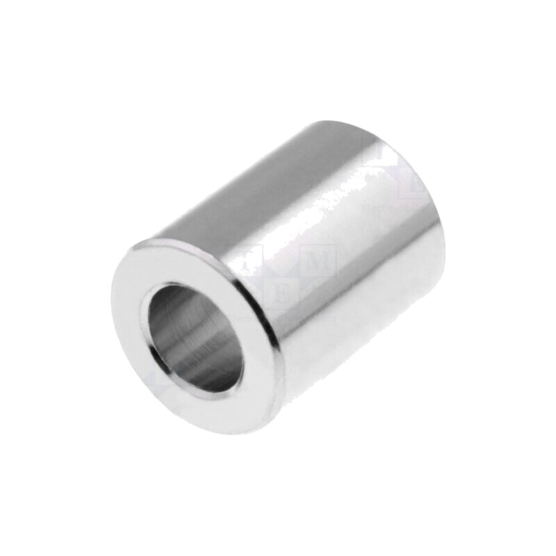 Manşon distanţier; 24mm; cilindric; alamă; nichel; Diam.ext: 8mm Manşon distanţier; 24mm; cilindric; alamă; nichel; Diam.ext: 8mm