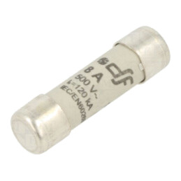 Siguranţă: siguranţă; 8A; 500VAC; 250VDC; gG; 10,3x38mm