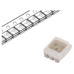 LED; RGB; SMD; 3528,PLCC6; 1,8÷2,4/2,7÷3,6/2,7÷3,6VDC; 120°; 20mA