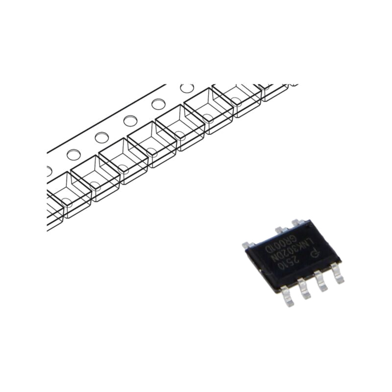IC: PMIC; AC/DC switcher,controler SMPS; Uintr: 85÷265V; SO-8C IC: PMIC; AC/DC switcher,controler SMPS; Uintr: 85÷265V; SO-8C