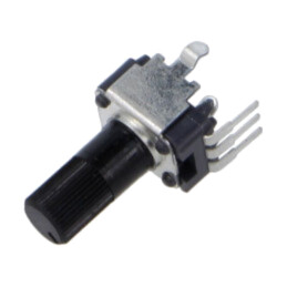 Potenţiometru: axial; singură tură,vertical; 10kΩ; ±20%; 6mm