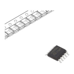IC: driver; buck,flyback; AC/DC switcher,controler PWM; SSO10; 1A