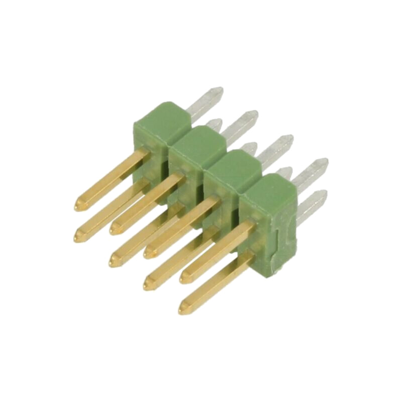 Conector: şiruri pini; şir pini; tată; PIN: 8; AMPMODU MOD II; THT Conector: şiruri pini; şir pini; tată; PIN: 8; AMPMODU MOD II; THT