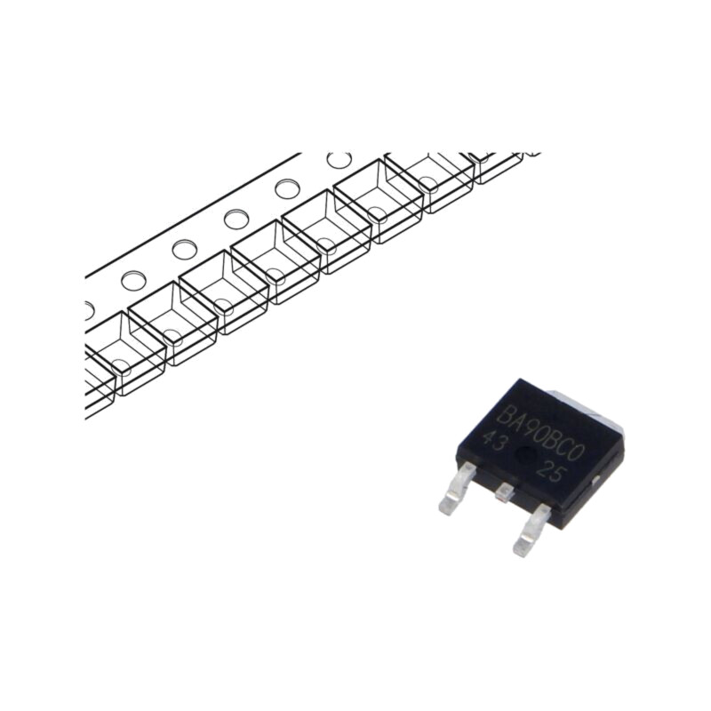IC: stabilizator de tensiune; LDO,liniar,nereglabil; 9V; 1A; SMD IC: stabilizator de tensiune; LDO,liniar,nereglabil; 9V; 1A; SMD